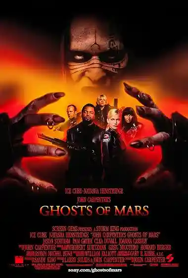 Poster of Ghosts of Mars (2001) Hindi Dual Audio BluRay